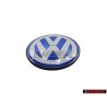 VW Originale Coperchio Motore Logo Emblema Simbolo Blu Bianco - 06A103940Q