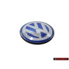 VW Originale Coperchio Motore Logo Emblema Simbolo Blu Bianco - 06A103940Q