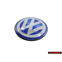 VW Originale Coperchio Motore Logo Emblema Simbolo Blu Bianco - 06A103940Q