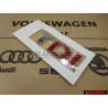 VW Originale TDI Posteriore Logo Emblema Scritta Cromo Rosso - 3B0853675ACGQF