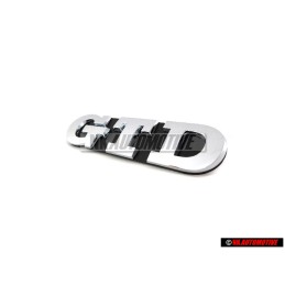 VW Originale GTD Fronte Logo Emblema Scritta Cromo - 5K0853679 739