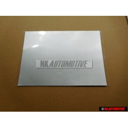 VW Originale Piastrina Interm. 