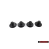 4x VW Originale Supporto Per Tappetino Nero Satinato - 4A0864229 01C