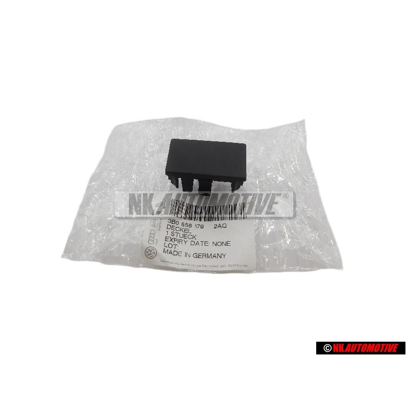 VW Originale Coperchio Cieco Nero - 3B0858179 2AQ