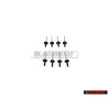8x VW Originale Ribattino Cieco - N 90634901