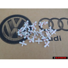 25x VW Originale Graffa Per Modanatura - 155853585