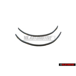 2x VW Originale Cordoncino Grigio Roccia Metall. 