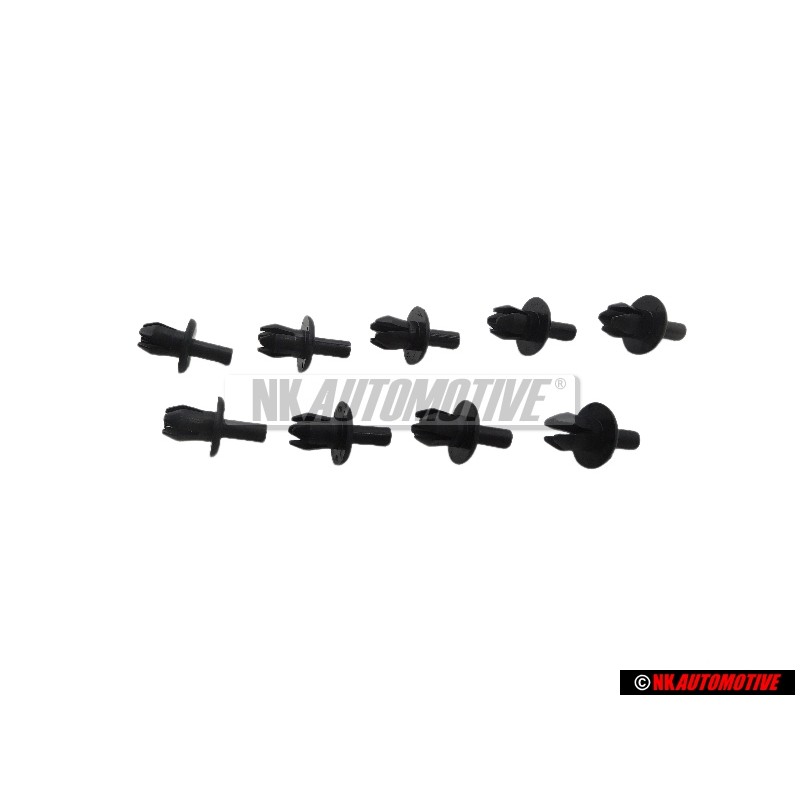 9x VW Originale Ribattino Ad Espansione - N 0385491
