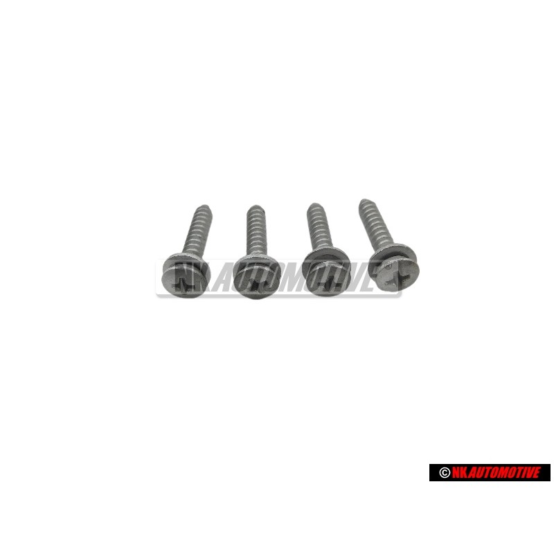 4x VW Originale Vite Per Lamiera - 171867167A