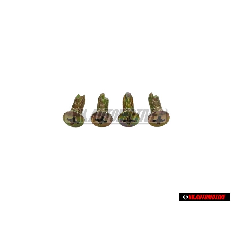 4x VW Originale Vite Testa Svasata - N 0330212