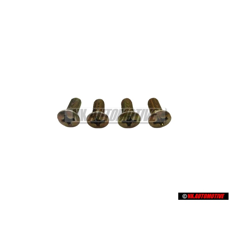 4x VW Originale Vite Testa Lenticolare - N 0330401