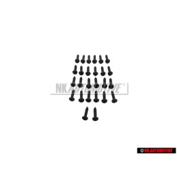 26x VW Originale Vite Lenticolare Lamiera - N 01395819