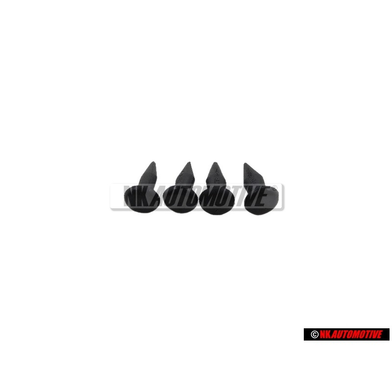 4x VW Originale Graffetta Nero Satinato - 171881449A 01C