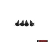 4x VW Originale Graffetta Nero Satinato - 171881449A 01C