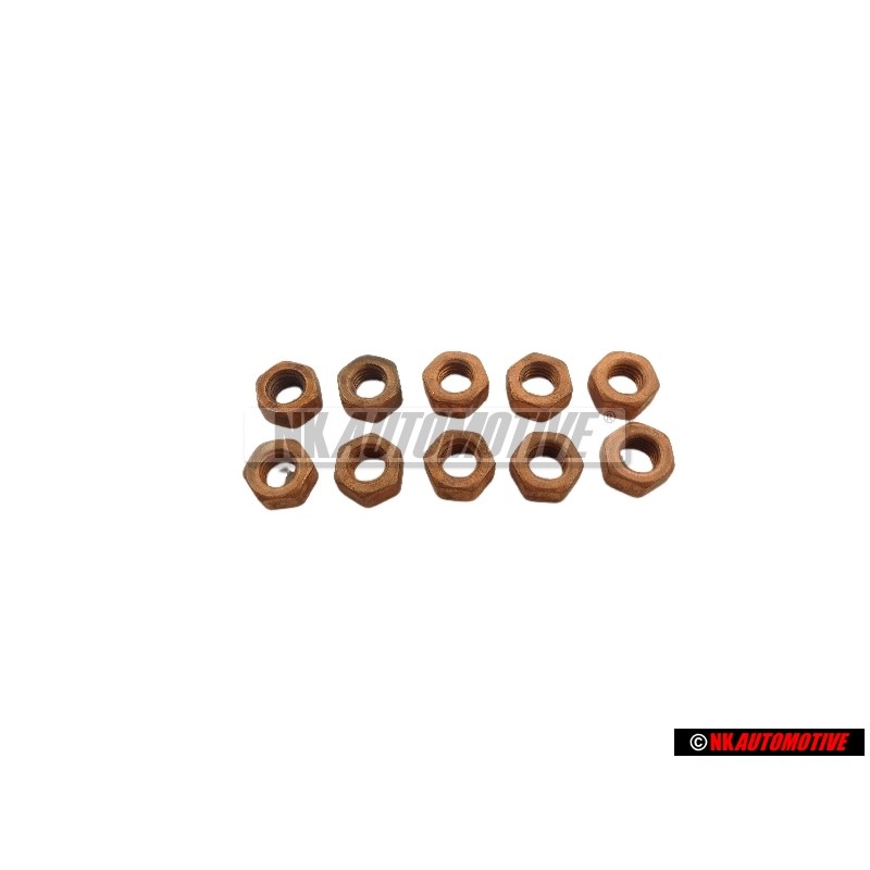 10x VW Originale Dado Esagonale - N 01100822