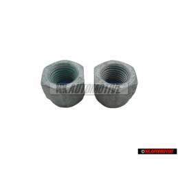 2x VW Originale Dado Esagonale, Autobloccante - N 0221501