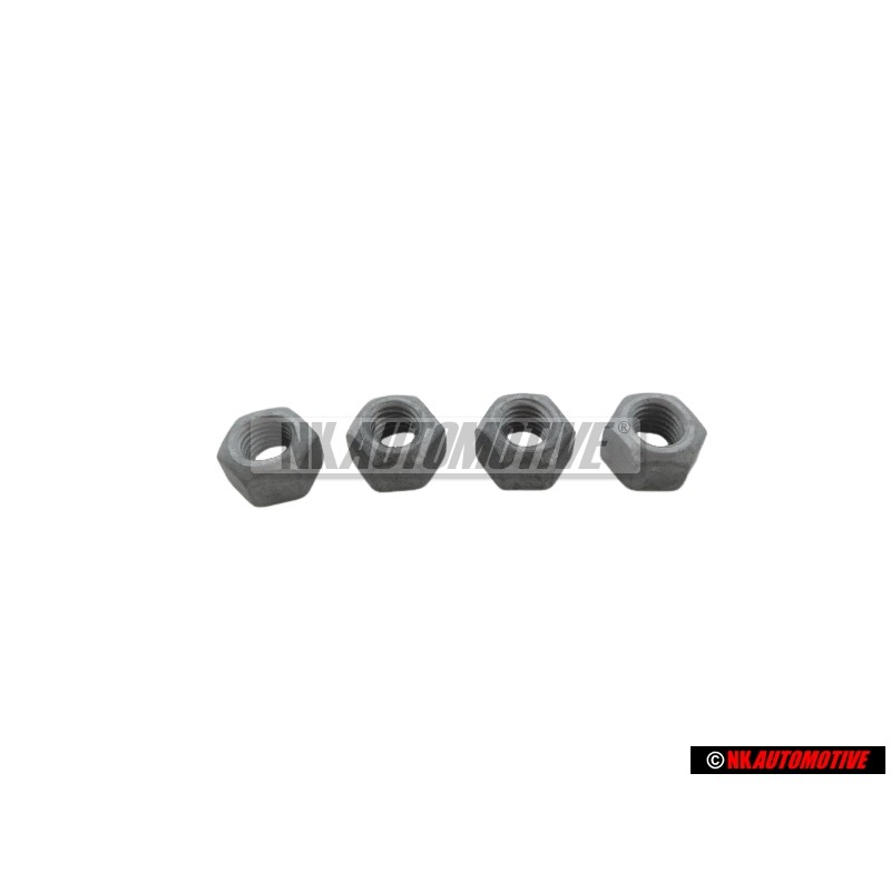 4x VW Originale Dado Esagonale, Autobloccante - N 10209005