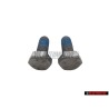 2x VW Originale Vite A Testa Esagonale, Autobloccante - N 01024022
