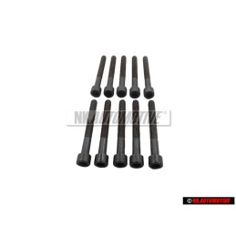 10x VW Originale Vite Cilindrica Con Testa Poligonale Interna - 049103385