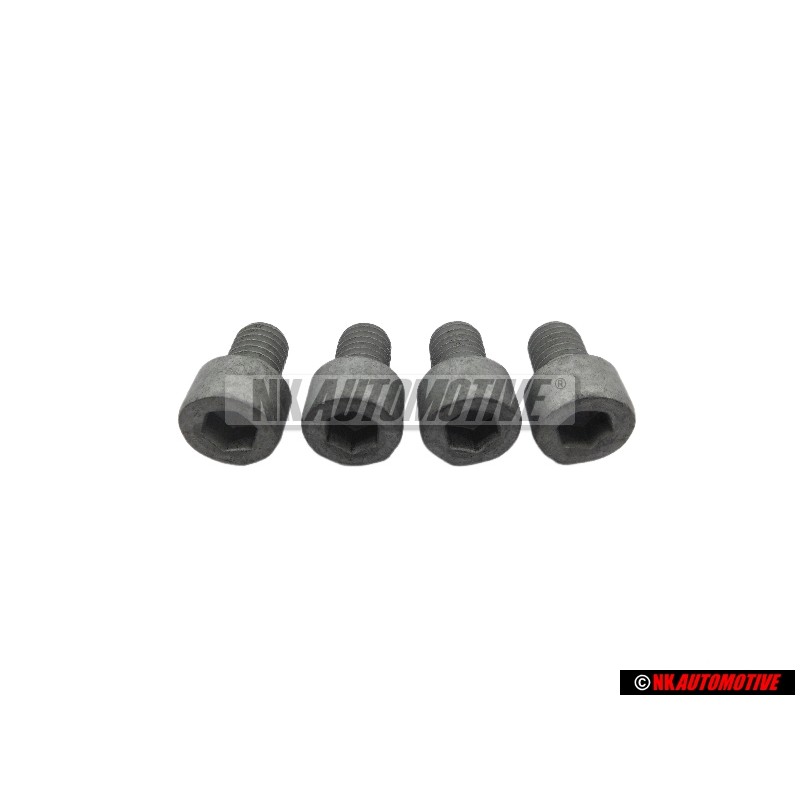 4x VW Originale Vite Cilindrica Con Testa Esagonale Interna - N 0147067