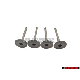 4x VW Originale Valvola Di Aspirazione - 048109601A