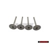 4x VW Originale Valvola Di Aspirazione - 048109601A