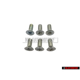 6x VW Originale Vite Testa Svasata - N 0142265