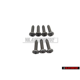 7x VW Originale Vite Lenticolare Lamiera - N 0139755