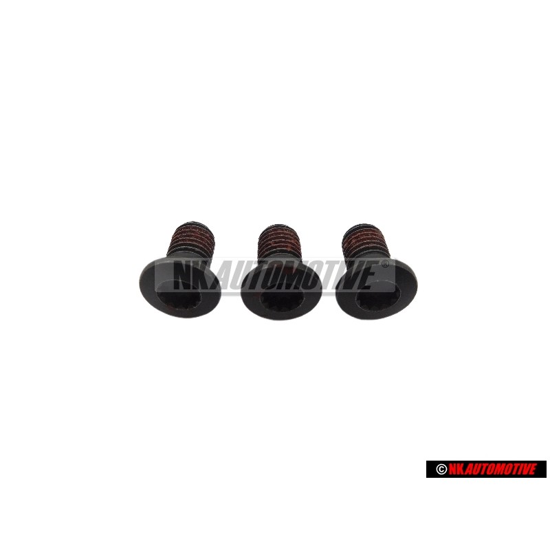 3x VW Originale vite testa lenticolare, autobloccante - N 90301403