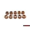 10x VW Originale Dado Esagonale, Autobloccante - N 90085001