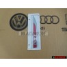 VW Originale GTI Lato Logo Emblema Simbolo Cromo Rosso - 5G0853688ATJZQ