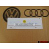 VW Originale GTI Lato Logo Emblema Simbolo Cromo Rosso - 5G0853688ATJZQ