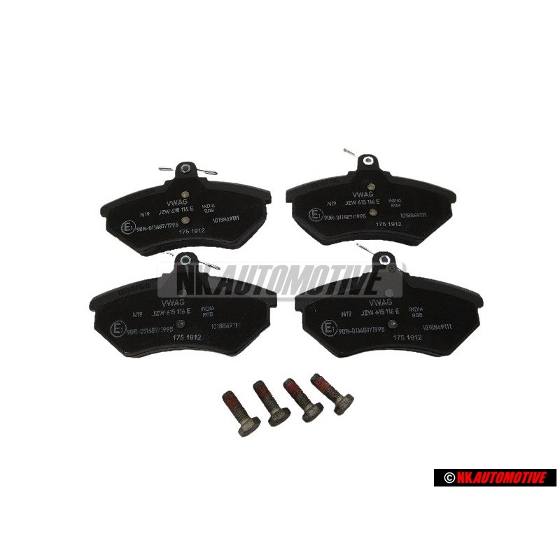 VW Originale 1 Kit Pastiglie Freno Con Ind. 