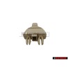 VW Originale Retainer For Sun Visor Corn Silk Beige - 1S0857561 95T