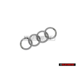 Audi Originale Anelli Posteriore Logo Emblema Simbolo Cromo - 4E0853742 2ZZ