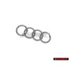 Audi Originale Anelli Posteriore Logo Emblema Simbolo Cromo - 4E0853742 2ZZ