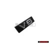 Audi Originale V6 Fronte Logo Emblema Scritta Nero Cromo - 4E0853736E 2ZZ