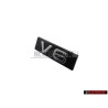 Audi Originale V6 Fronte Logo Emblema Scritta Nero Cromo - 4E0853736E 2ZZ