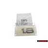 Audi Originale 1.8 Posteriore Logo Emblema Scritta Cromo - 8L0853743E 2ZZ