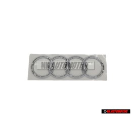 Audi Originale Anelli Posteriore Logo Emblema Simbolo Cromo - 4B5853742 2ZZ