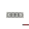 Audi Originale Anelli Posteriore Logo Emblema Simbolo Cromo - 4B5853742 2ZZ