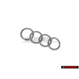 Audi Originale Anelli Posteriore Logo Emblema Simbolo Cromo - 4B5853742 2ZZ