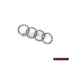 Audi Originale Anelli Posteriore Logo Emblema Simbolo Cromo - 4B5853742 2ZZ