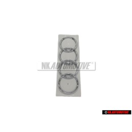 Audi Originale Anelli Posteriore Logo Emblema Simbolo Cromo - 4B5853742 2ZZ