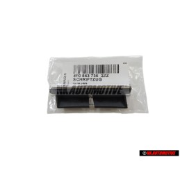 Audi Originale QUATTRO Fronte Logo Emblema Scritta Cromo - 4F0853736 2ZZ
