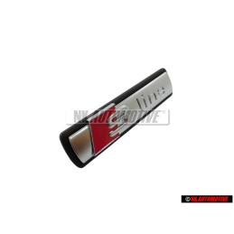 Audi Originale S-LINE Fronte Logo Emblema Scritta Cromo Rosso - 4F0853736A VUJ