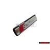 Audi Originale S-LINE Fronte Logo Emblema Scritta Cromo Rosso - 4F0853736A VUJ
