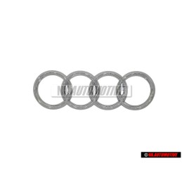 Audi Originale Anelli Posteriore Logo Emblema Simbolo Cromo - 8D5853742 2ZZ