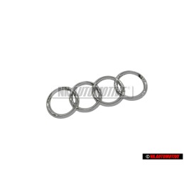 Audi Originale Anelli Posteriore Logo Emblema Simbolo Cromo - 8D5853742 2ZZ