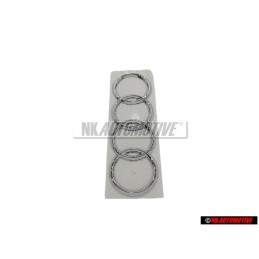 Audi Originale Anelli Posteriore Logo Emblema Simbolo Cromo - 8D5853742 2ZZ